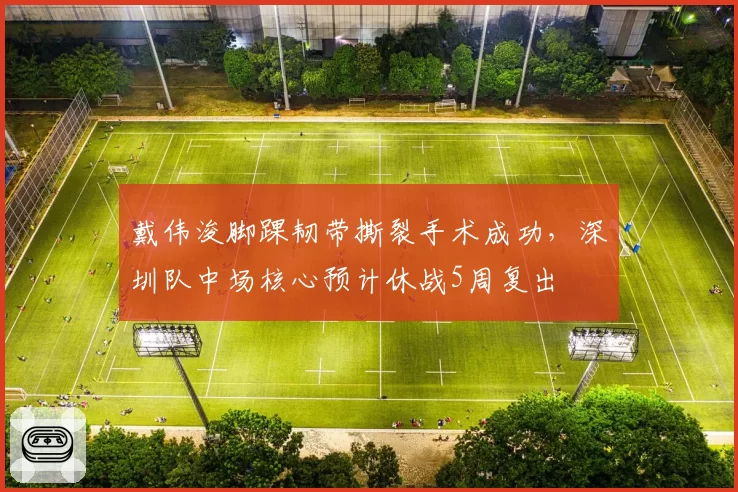 戴伟浚脚踝韧带撕裂手术成功，深圳队中场核心预计休战5周复出